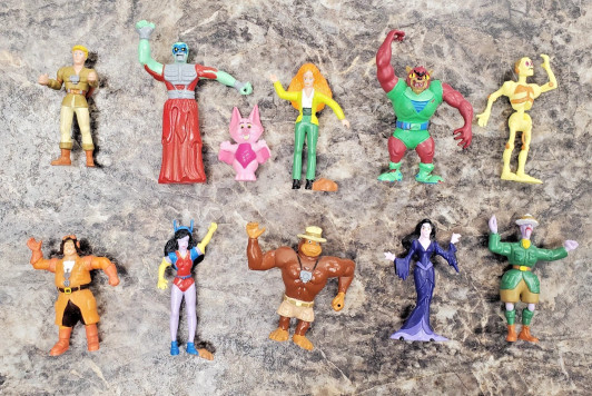 Yolanda (1987) Filmation Real Ghostbusters Cartoon PVC 11 figure lot