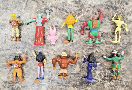 Yolanda (1987) Filmation Real Ghostbusters Cartoon PVC 11 figure lot