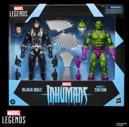 Hasbro Marvel Legends Inhumans Black Bolt & Marvel’s Triton Action Figure 2-Pack