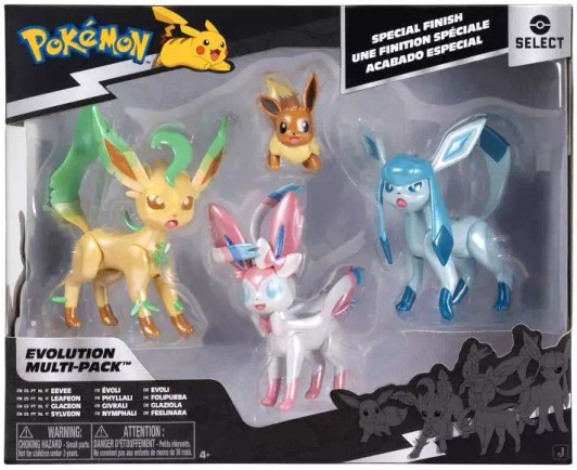 Pokemon - Select Evolution Multipack - Eevee, Leafeon, Glaceon, and Sylveon