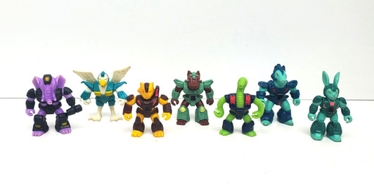 Hasbro (1987) Battle Beasts Lot of 7 figures