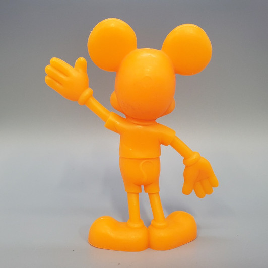 Marx Disney (1971) Mickey Mouse Orange plastic figure