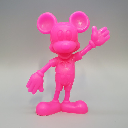 Marx Disney (1971) Mickey Mouse Pink plastic figure