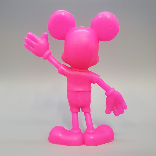 Marx Disney (1971) Mickey Mouse Pink plastic figure