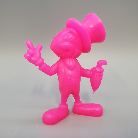 Marx Disney (1971) Jiminy Cricket Pink plastic figure