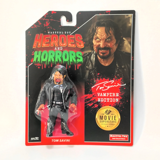 Heroes and Horrors Tom Savini VAMPIRE VARIANT vintage style action figure