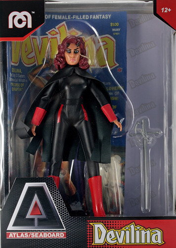Mego - Atlas Devilina 8" Action Figure with Comic