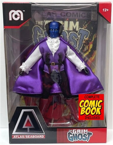 Mego - Atlas Grim Ghost 8" Action Figure with Comic