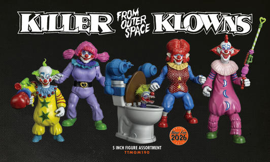 Killer Klowns from Outer Space  5" Action figure set of 5