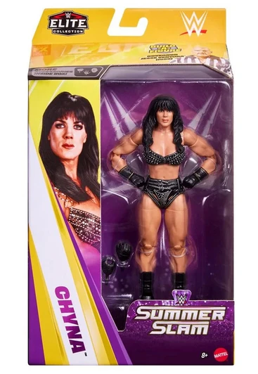 Mattel WWE Elite Collection 6" Summerslam Chyna Action Figure with Jesse Ventura Build-A-Figure Part