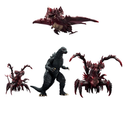 Tamashii Nations - Godzilla vs Destroyah - S.H.MonsterArts - Godzilla Jr & Destoroyah Evolution Action Figure Set