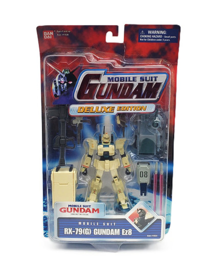BanDai (2001) Mobile Suit Gundam Deluxe Edition RX-79(G) Gundam Ez8 action figure