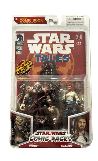 Star Wars Comic Packs Tales Yuuzhan Vong and Kyle Katarn action figure 2 pack