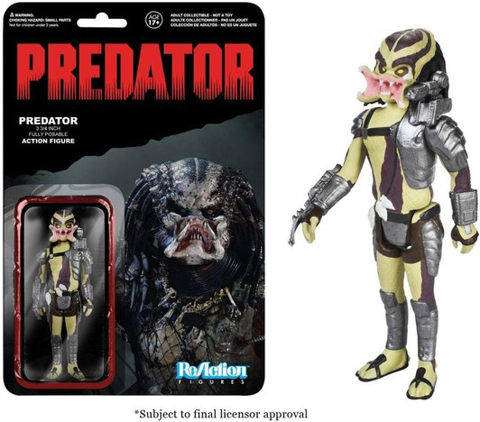 Funko (2013)  ReAction Predator Unmasked (open mouth) 3.75" Action Figure