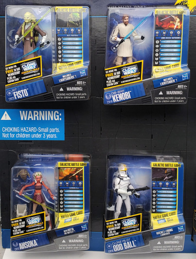 Hasbro (2012) Star Wars THE CLONE WARS BONUS VALUE action figure 8 pack #2