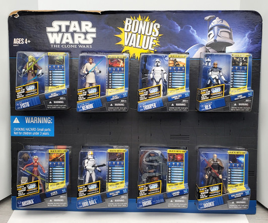 Hasbro (2012) Star Wars THE CLONE WARS BONUS VALUE action figure 8 pack #2