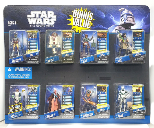 Hasbro (2012) Star Wars THE CLONE WARS BONUS VALUE action figure 8 pack #4