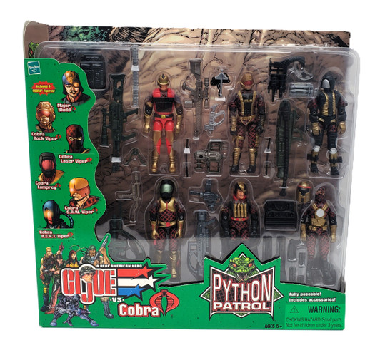 Hasbro (2003) G.I. JOE vs COBRA Python Patrol action figure 6 pack