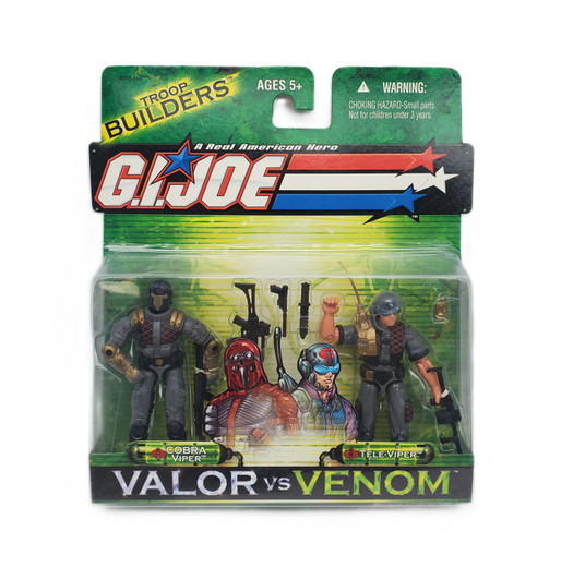 Hasbro (2004) GI Joe Valor Vs Venom Snow Wolf vs Cobra B.A.T.