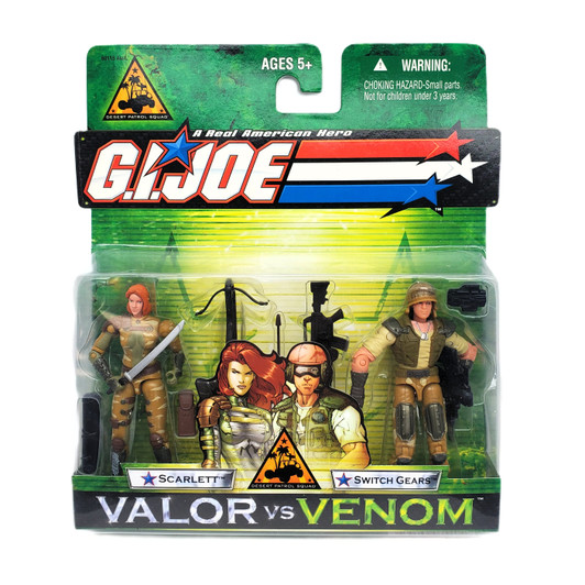 Hasbro (2004) GI Joe Valor Vs Venom Scarlett vs Switch Gears
