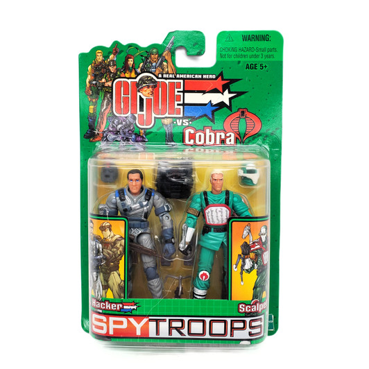 Hasbro (2003) GI Joe Spy Troops Cross Hair and Cobra C.L.A.W.S.