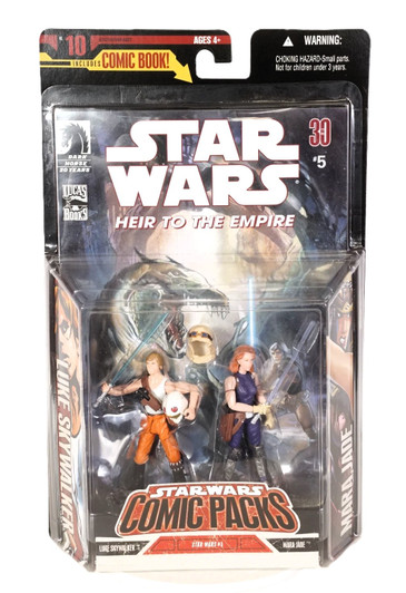 Hasbro (2007) Star Wars Comic Packs #5 Luke Skywalker and Mara Jade action figure 2 pack