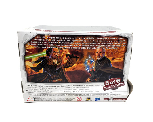 Hasbro (2009) Star Wars Legacy Collection Geonosis Arena Showdown Nicanas Tassu vs Count Dooku
