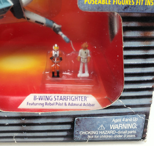 Galoob (1996) Star Wars Micro Machines Action Fleet B-Wing Starfighter