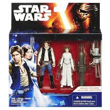Hasbro Star Wars A New Hope Han Solo and Princess Leia 3.75-Inch Figure 2-Pack