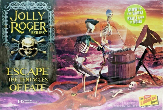 The Jolly Roger Series Escape the Tentacles of Fate Model Kit  GLOW IN THE DARK VERSION