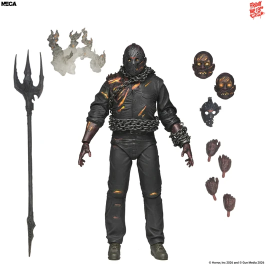 NECA FRIDAY THE 13TH THE GAME 7 INCH SCALE ACTION FIGURE ULTIMATE SAVINI JASON