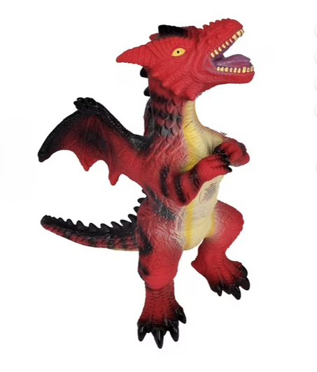 Wild Earth Jumbo Red Dragon 15" tall