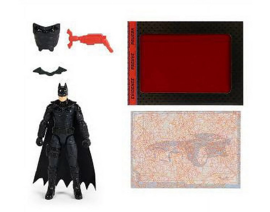 Spin Master The Batman Movie Batman 4" Action Figure with 3 Accessories (no package)