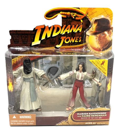 Hasbro (2008) Indiana Jones Marion Ravenwood and Cairo Henchman Action Figure 2 pack