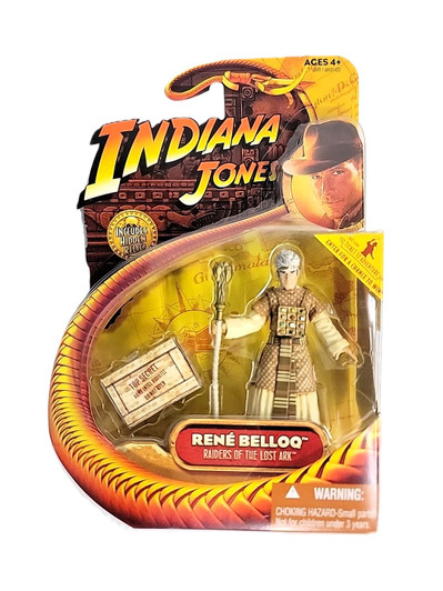 Hasbro (2008) Indiana Jones Raiders of the Lost Ark Rene Belloq Action Figure