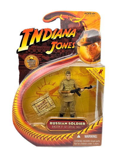 Hasbro (2008) Indiana Jones Kingdom of the Crystal Skull Russian Soldier Action Figure
