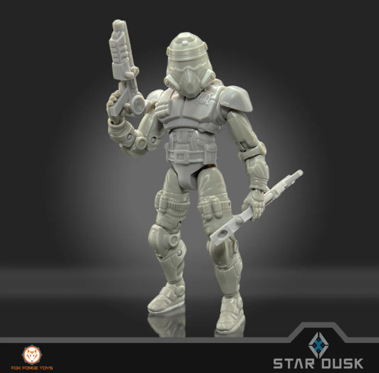 Star Dusk "DIY Grey Blank" Legionnaire Action Figure