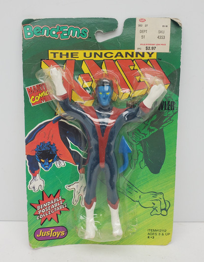 Just Toys (1991) Bend-Ems X-Men Nightcrawler