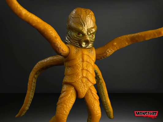 Monstarz OCTAMAN Metachrosis Camoflauge 3.75" Scale Retro Action Figure