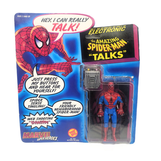 ToyBiz (1991) Marvel Super Heroes Electronic Spider-Man Action Figure