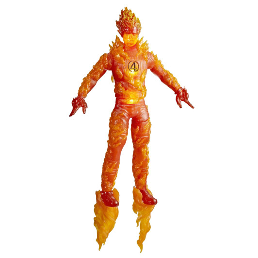 Marvel Fantastic 4 Flame On Flyer Human Torch Action Figure