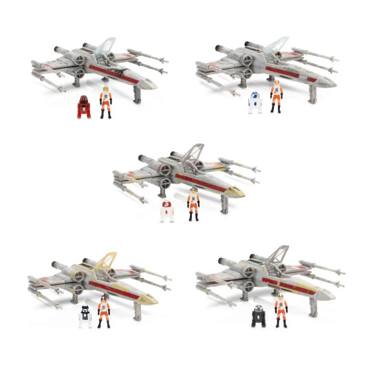 Jazwares Star Wars Micro Galaxy Rebel Fleet Red Squadron