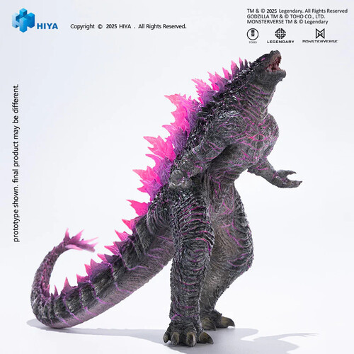 HIYA - Godzilla x Kong The New Empire - Stylist Series - 7" Godzilla Evolved Translucent Ver. PVC Statue
