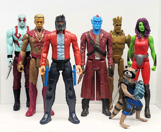 Hasbro ( 2014 ) Marvel Titan Hero Guardians of the Galaxy 12" action figure set (no package)