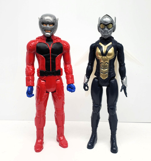 Hasbro Marvel Titan Hero Ant-Man and The Wasp 12" action figure set (no package)