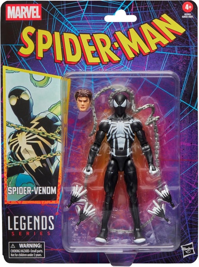 Hasbro Spider-Man Marvel Legends Retro Series Spider-Venom Action Figure