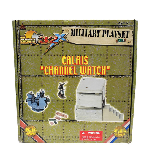 The Ultimate Soldier WWII 32X Calais "Channel Watch" Military Playset (Open package)
