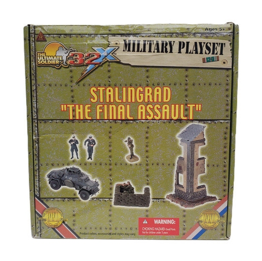 The Ultimate Soldier WWII 32X Stalingrad "The Final Assault" Military Playset (Open package)