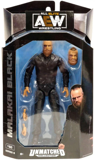 Jazwares AEW Series 8 Malaki Black #60 Collection 6" Action Figure