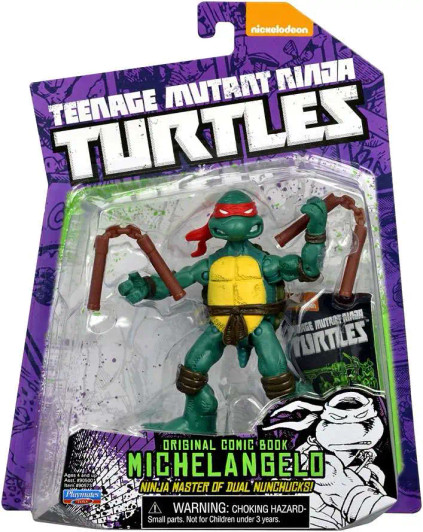 Teenage Mutant Ninja Turtles Nickelodeon Michelangelo Action Figure (Original Comic Book)